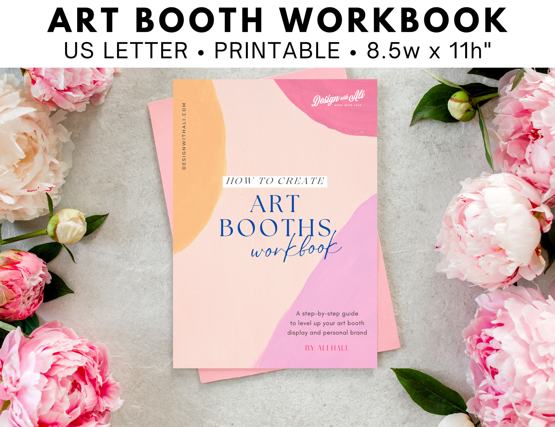 Workbook: How to Create an Art & Craft Booth Display - Design with Ali, LLC