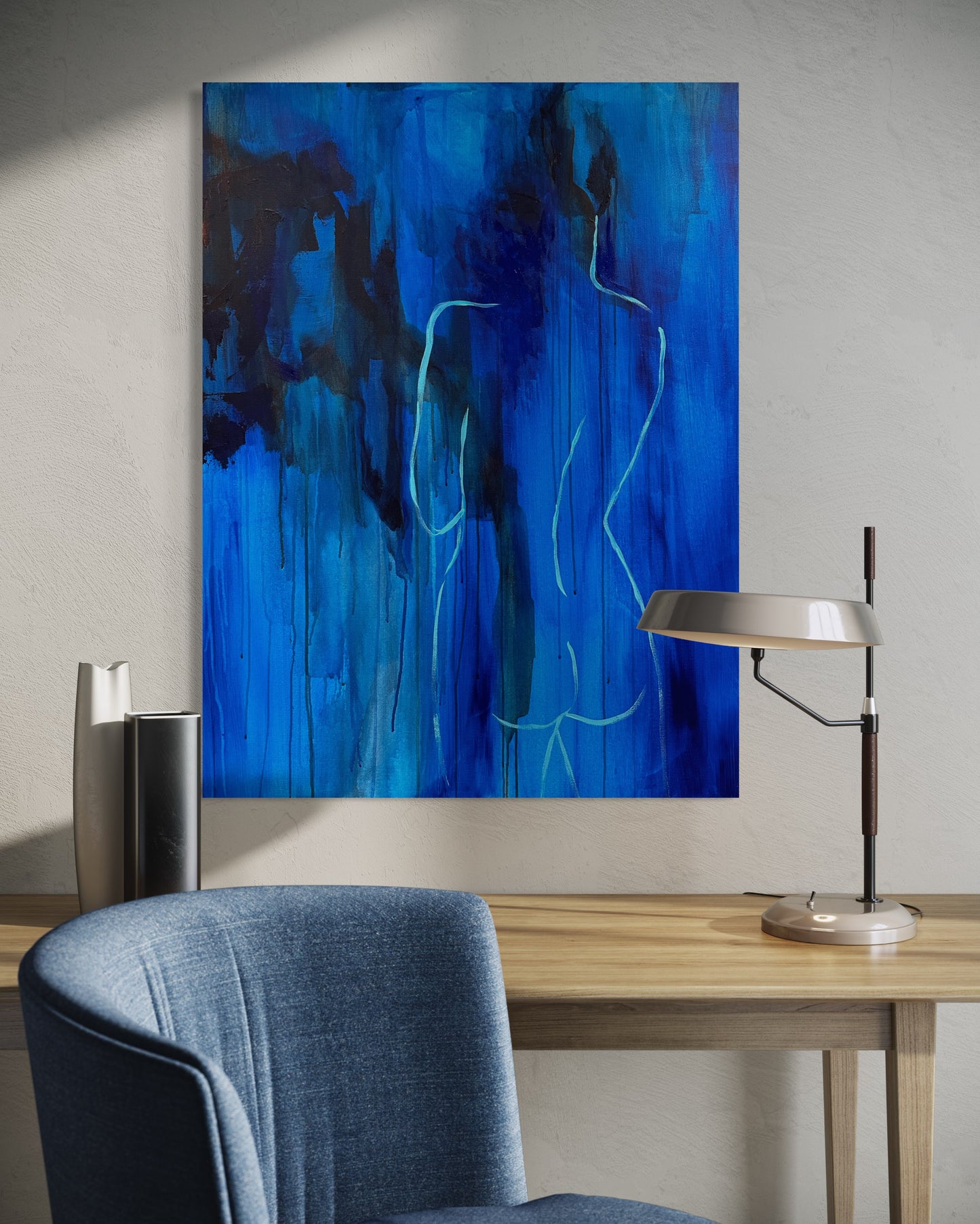 Reconnect  – Acrylic Original - Design with Ali, LLC