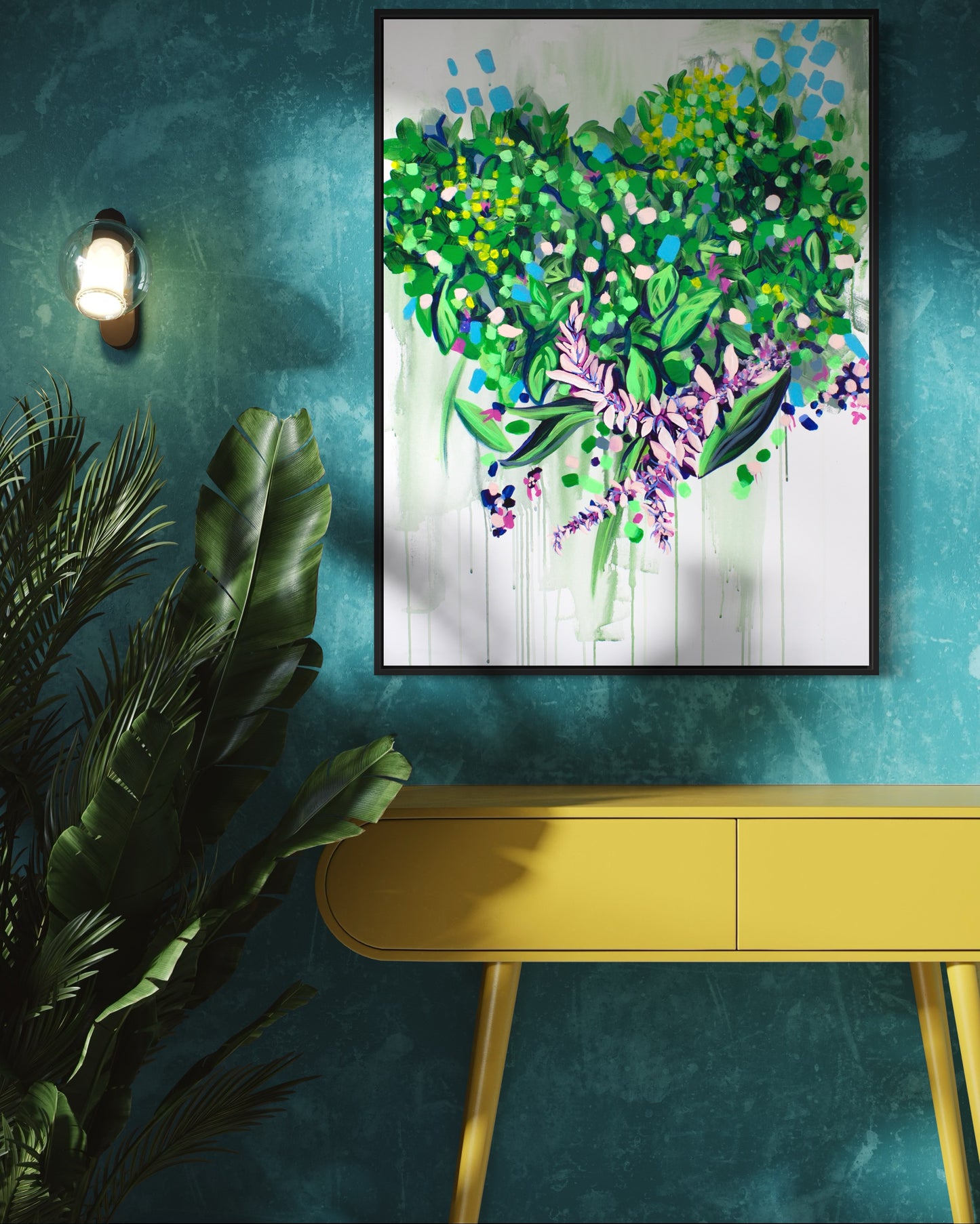 "Flourishing Abundance," 30"x40" – Acrylic Original - Design with Ali, LLC