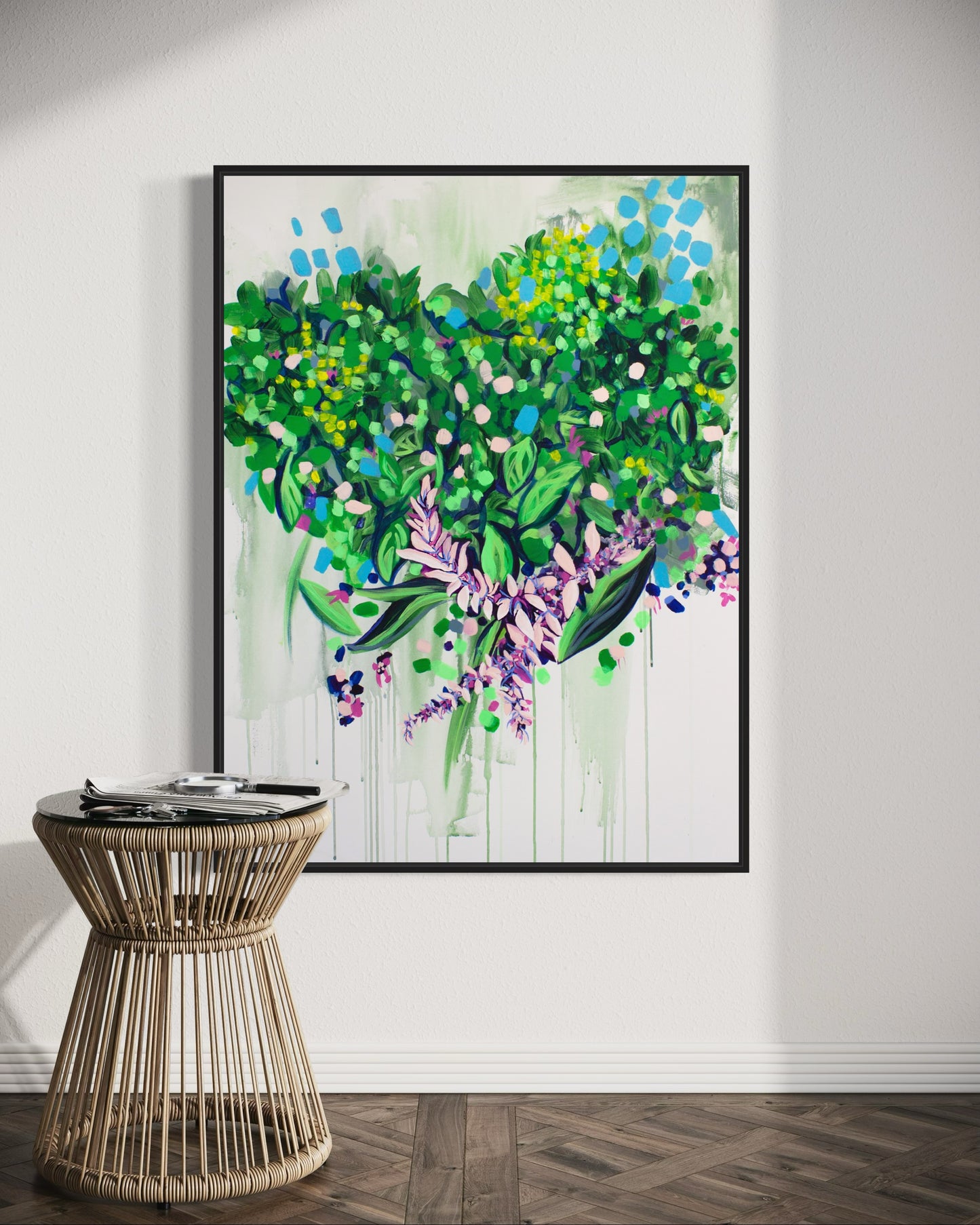 "Flourishing Abundance," 30"x40" – Acrylic Original - Design with Ali, LLC
