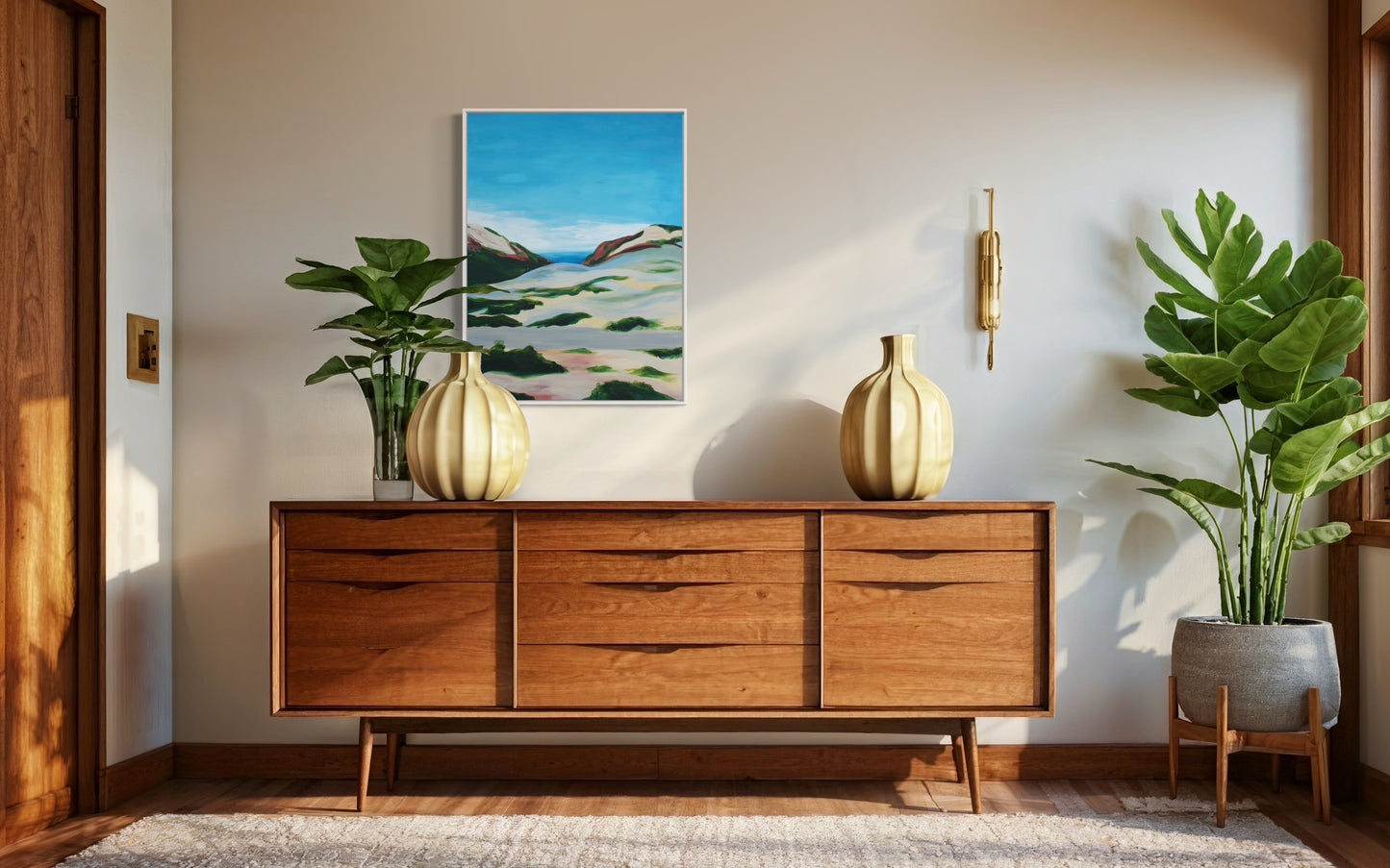 "Marina Dunes, Monterey," 30"x40" – Acrylic Original - Design with Ali, LLC