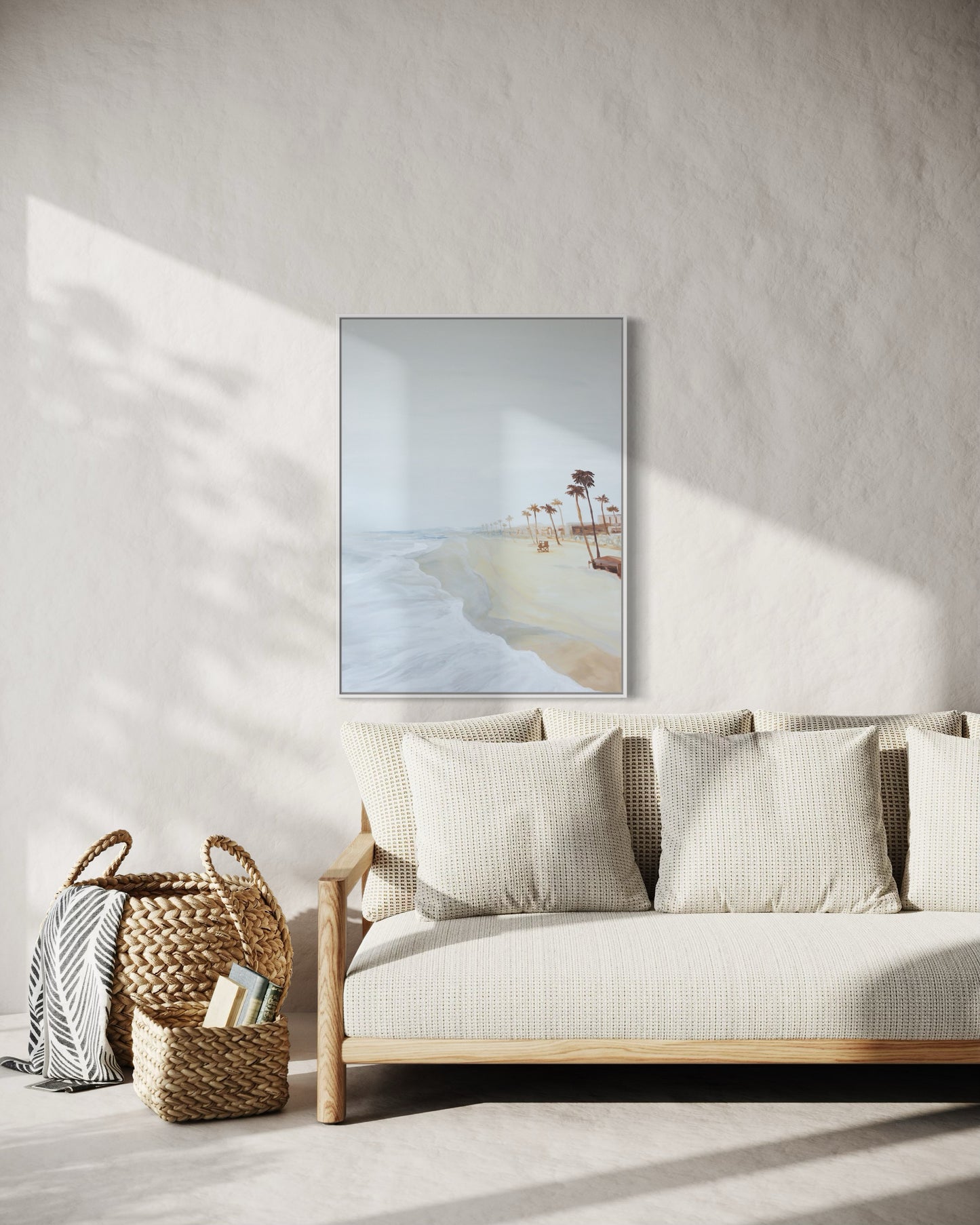 "Newport Beach," 30"x40" – Acrylic Original - Design with Ali, LLC