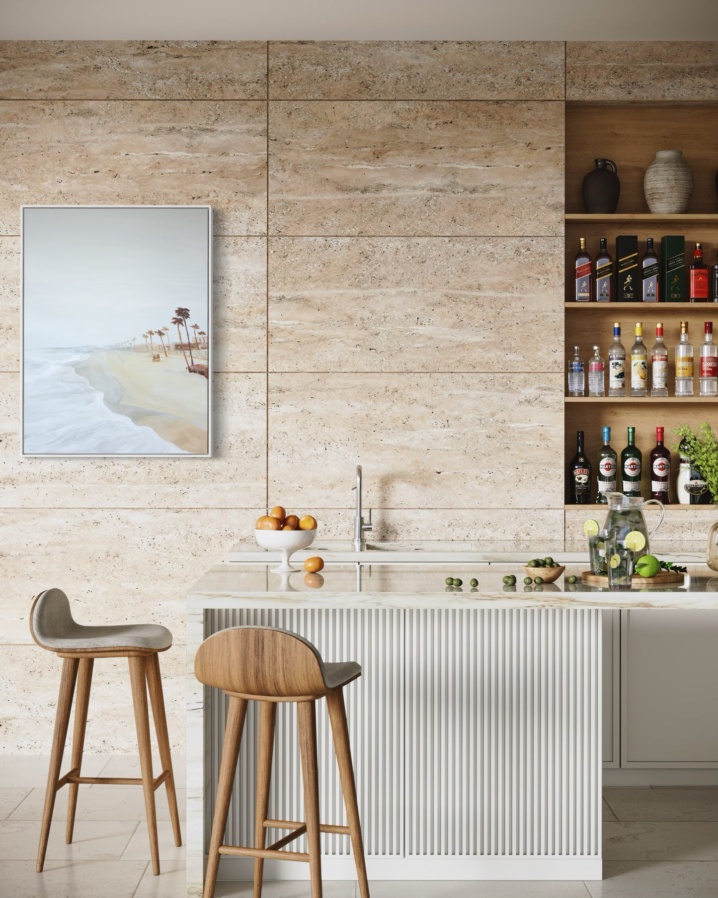 "Newport Beach," 30"x40" – Acrylic Original - Design with Ali, LLC