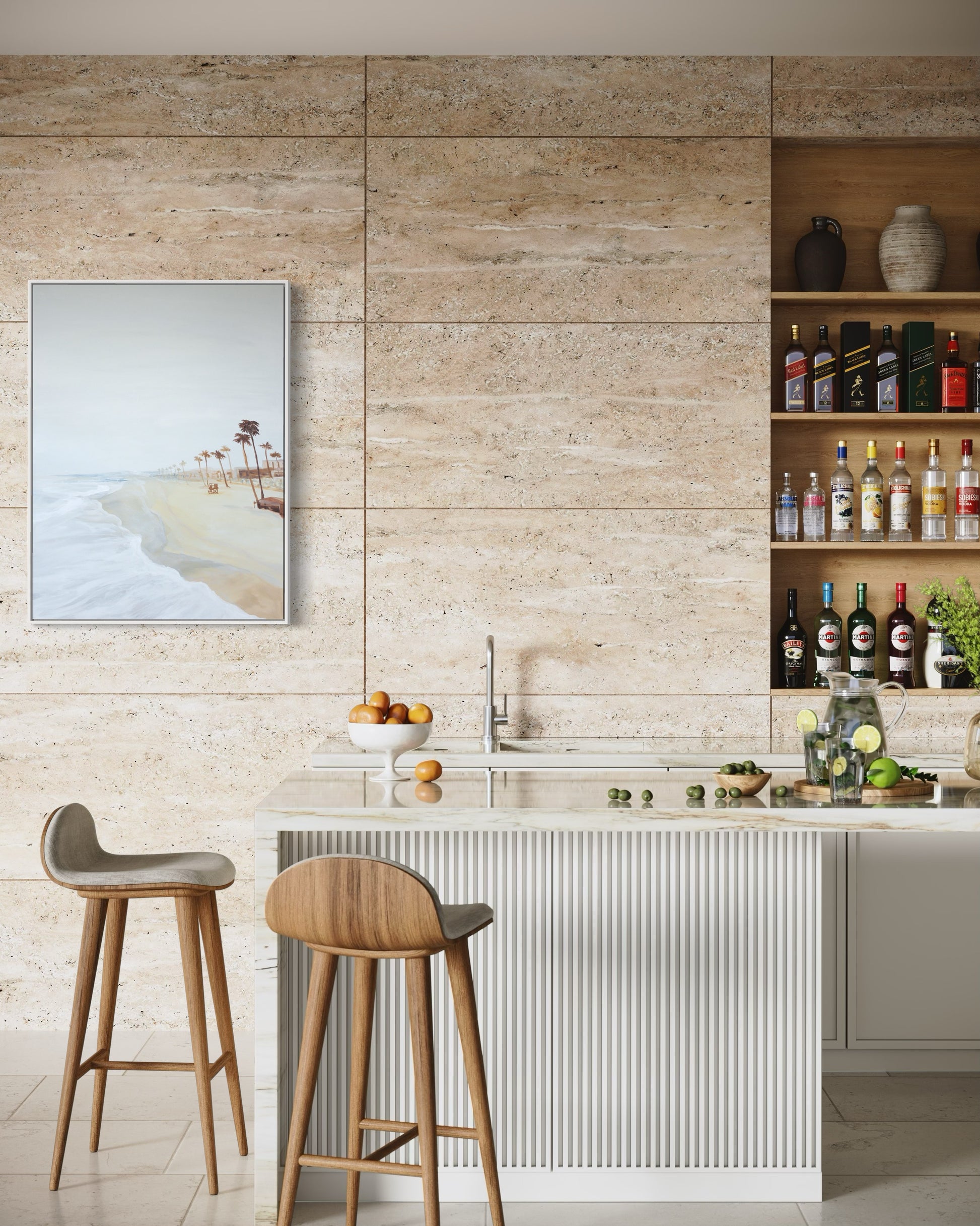 "Newport Beach," 30"x40" – Acrylic Original - Design with Ali, LLC