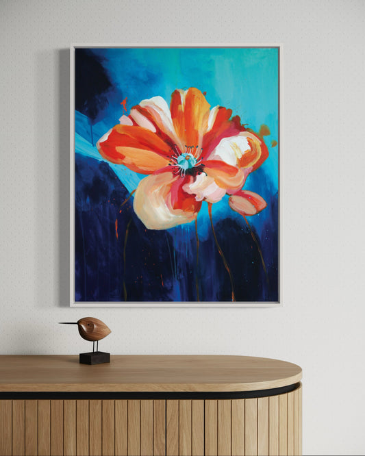 "Radiant Hope," 24"x30" – Acrylic Original - Design with Ali, LLC