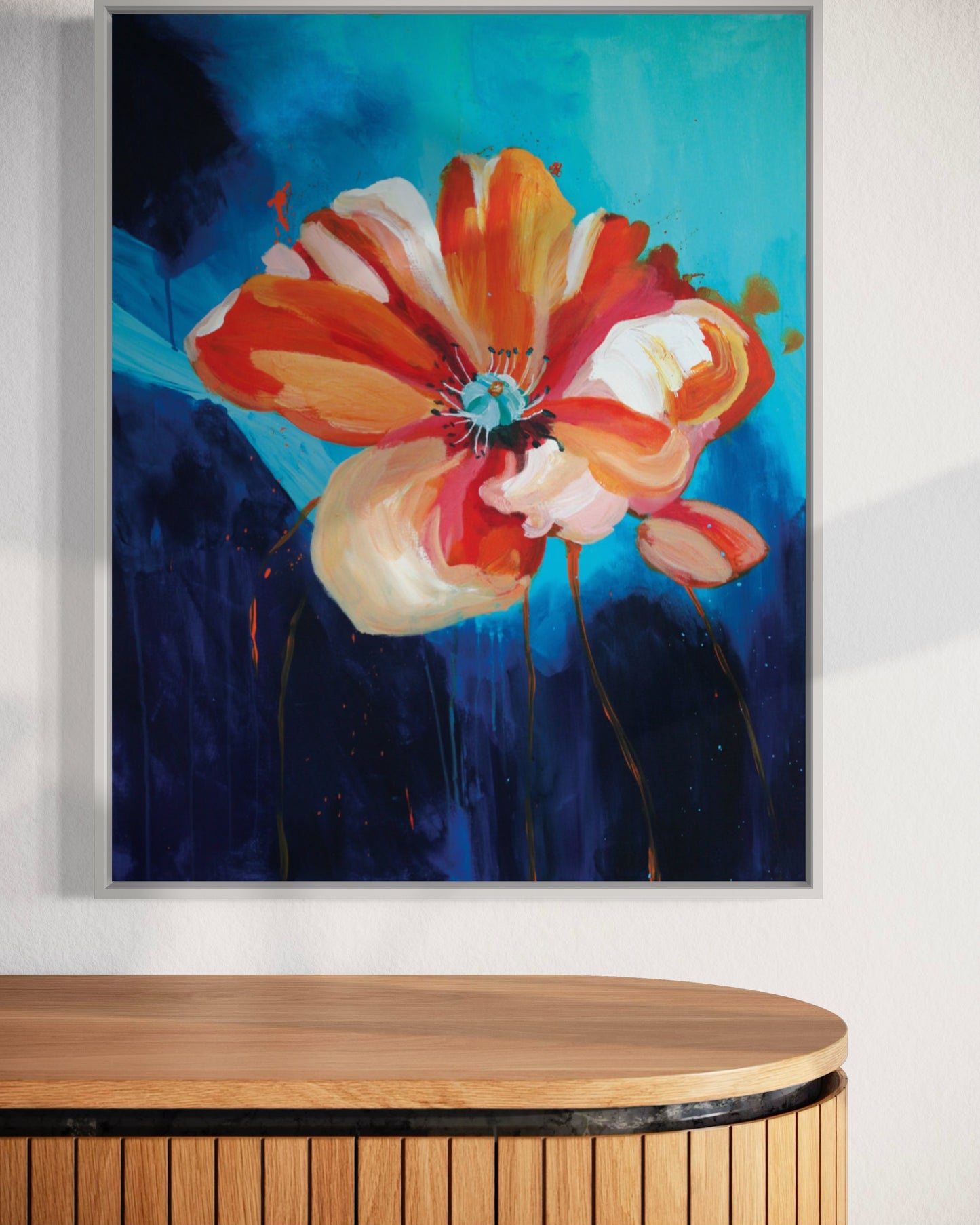 "Radiant Hope," 24"x30" – Acrylic Original - Design with Ali, LLC