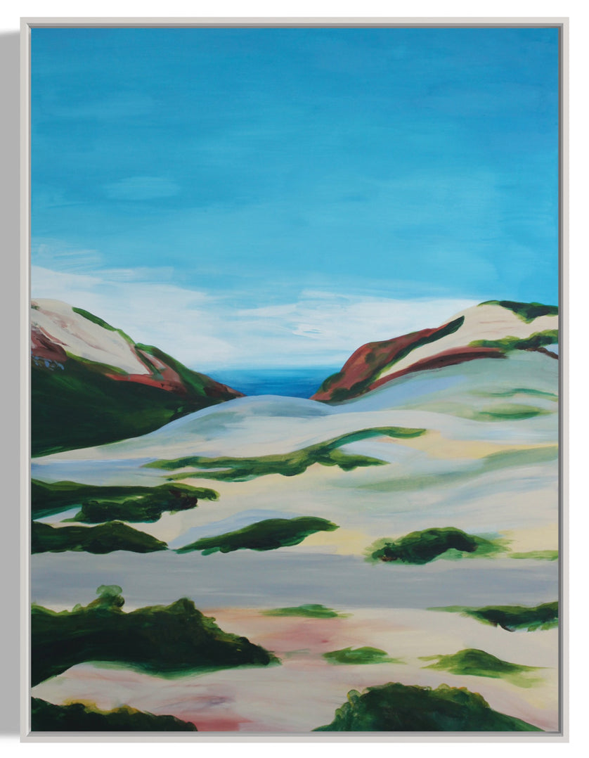 "Marina Dunes, Monterey," 30"x40" – Acrylic Original - Design with Ali, LLC