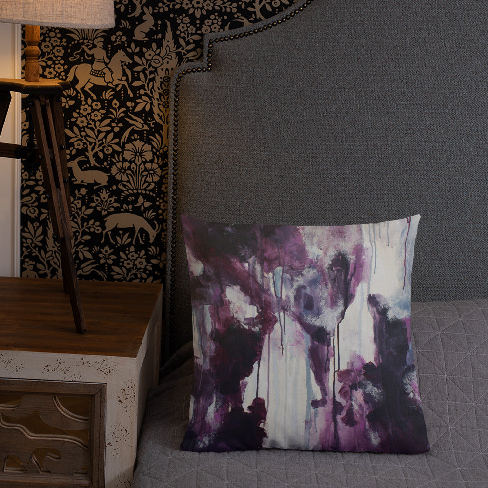 Listen to the subtle whispers of your heart – Premium Pillow - Design with Ali, LLC