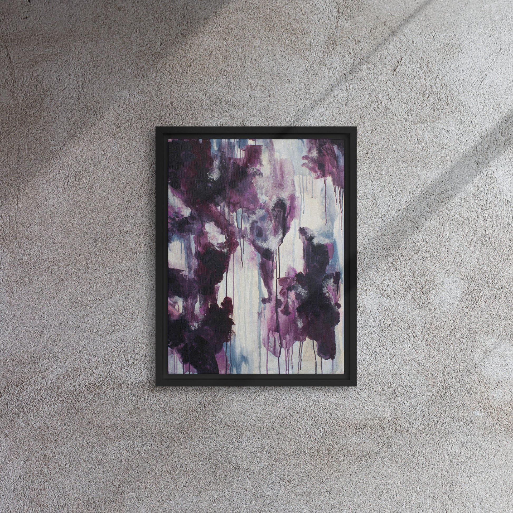 Listen to the subtle whispers of your heart – Framed Canvas Print - Design with Ali, LLC