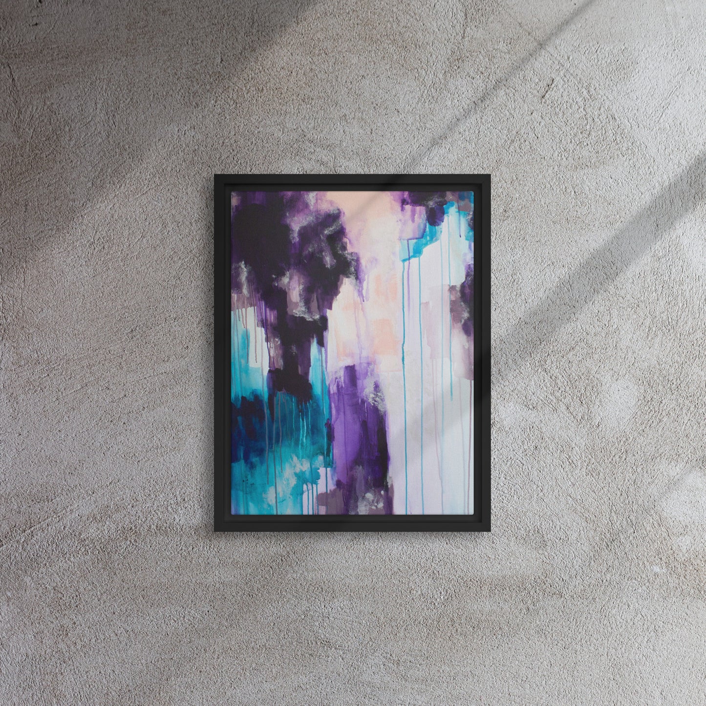 I am healing – Framed Canvas Print - Design with Ali, LLC