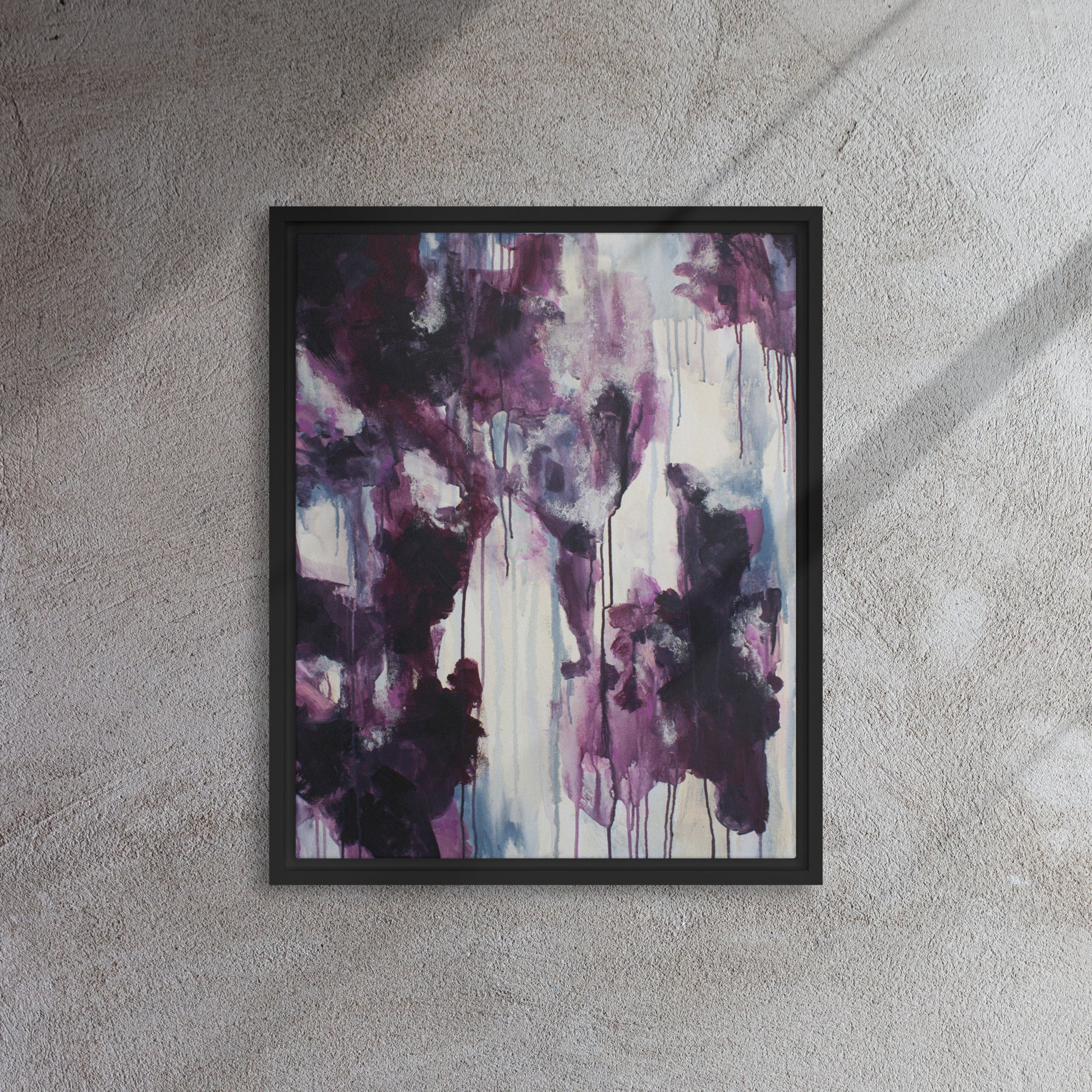 Listen to the subtle whispers of your heart – Framed Canvas Print - Design with Ali, LLC