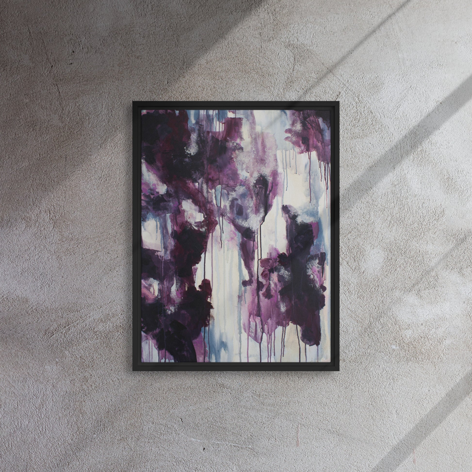 Listen to the subtle whispers of your heart – Framed Canvas Print - Design with Ali, LLC