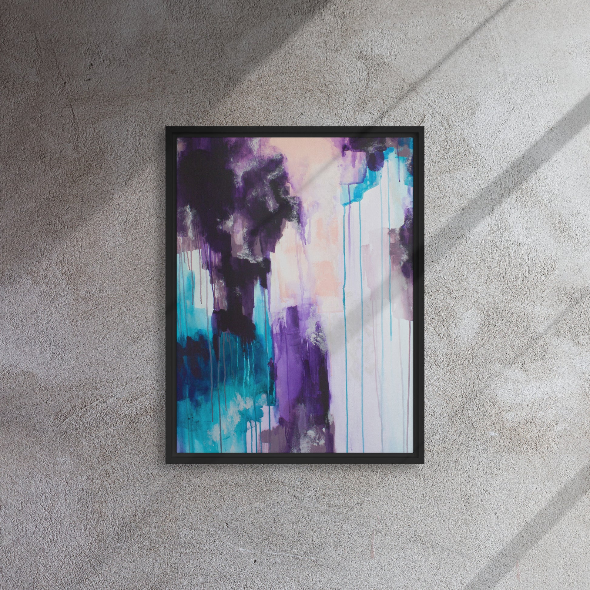 I am healing – Framed Canvas Print - Design with Ali, LLC