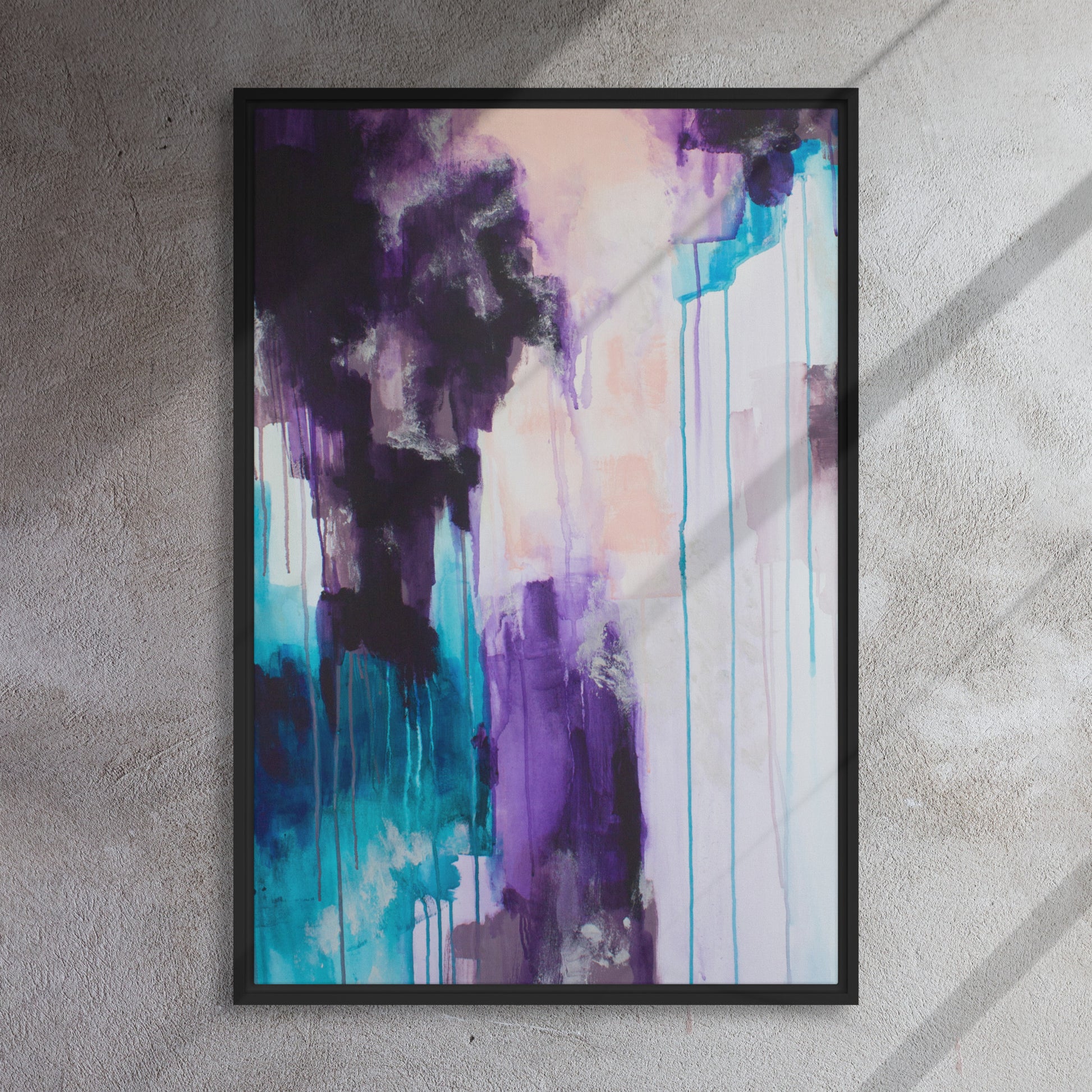 I am healing – Framed Canvas Print - Design with Ali, LLC