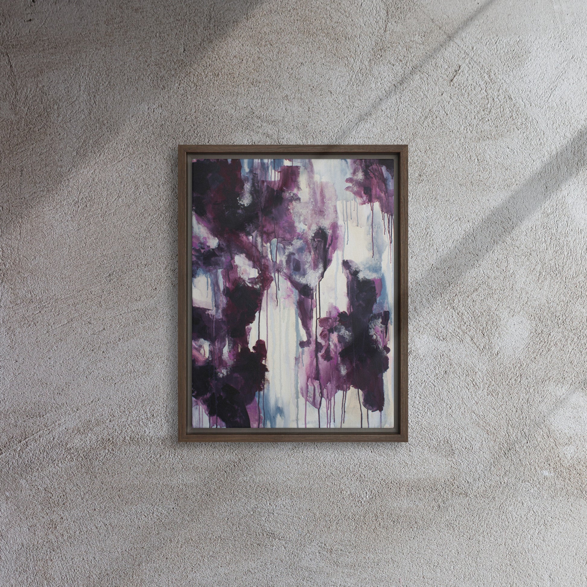 Listen to the subtle whispers of your heart – Framed Canvas Print - Design with Ali, LLC