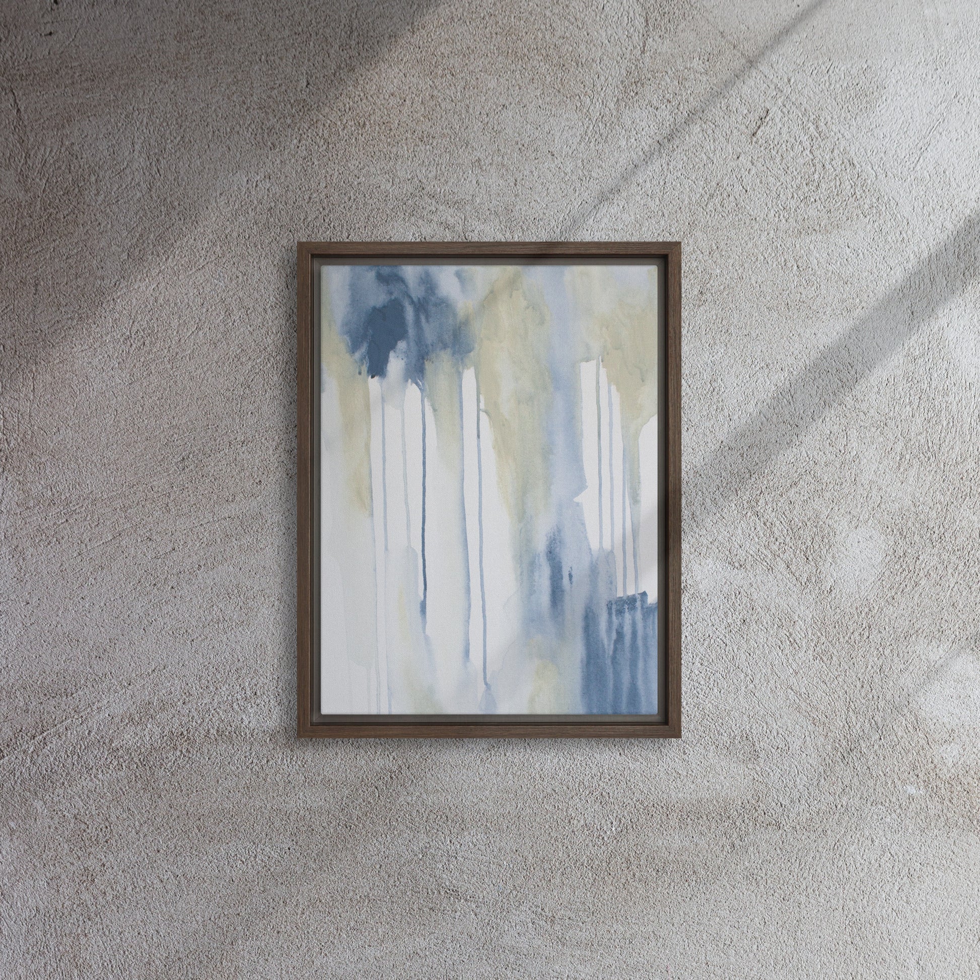 Be grounded – Framed Canvas Print - Design with Ali, LLC