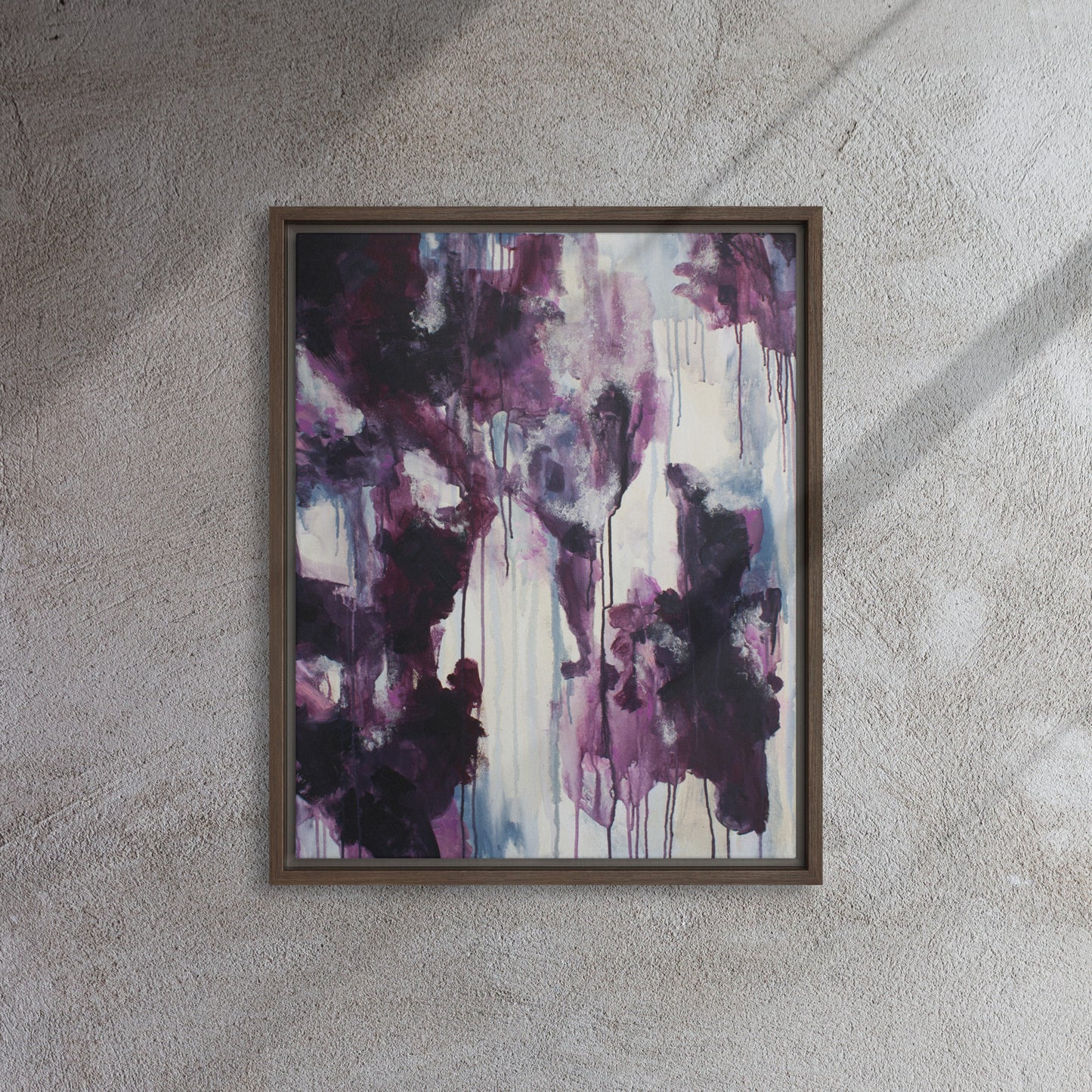 Listen to the subtle whispers of your heart – Framed Canvas Print - Design with Ali, LLC