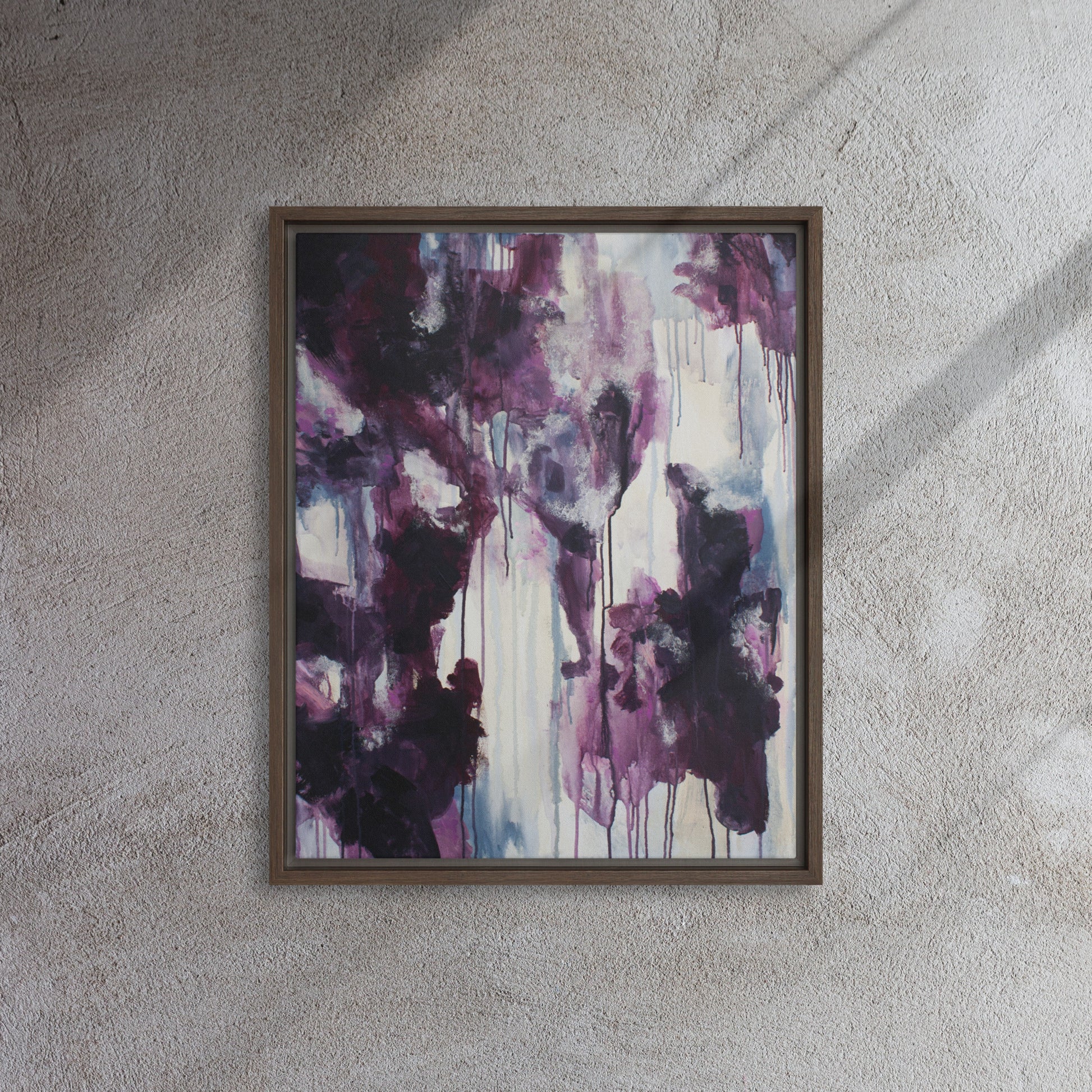 Listen to the subtle whispers of your heart – Framed Canvas Print - Design with Ali, LLC