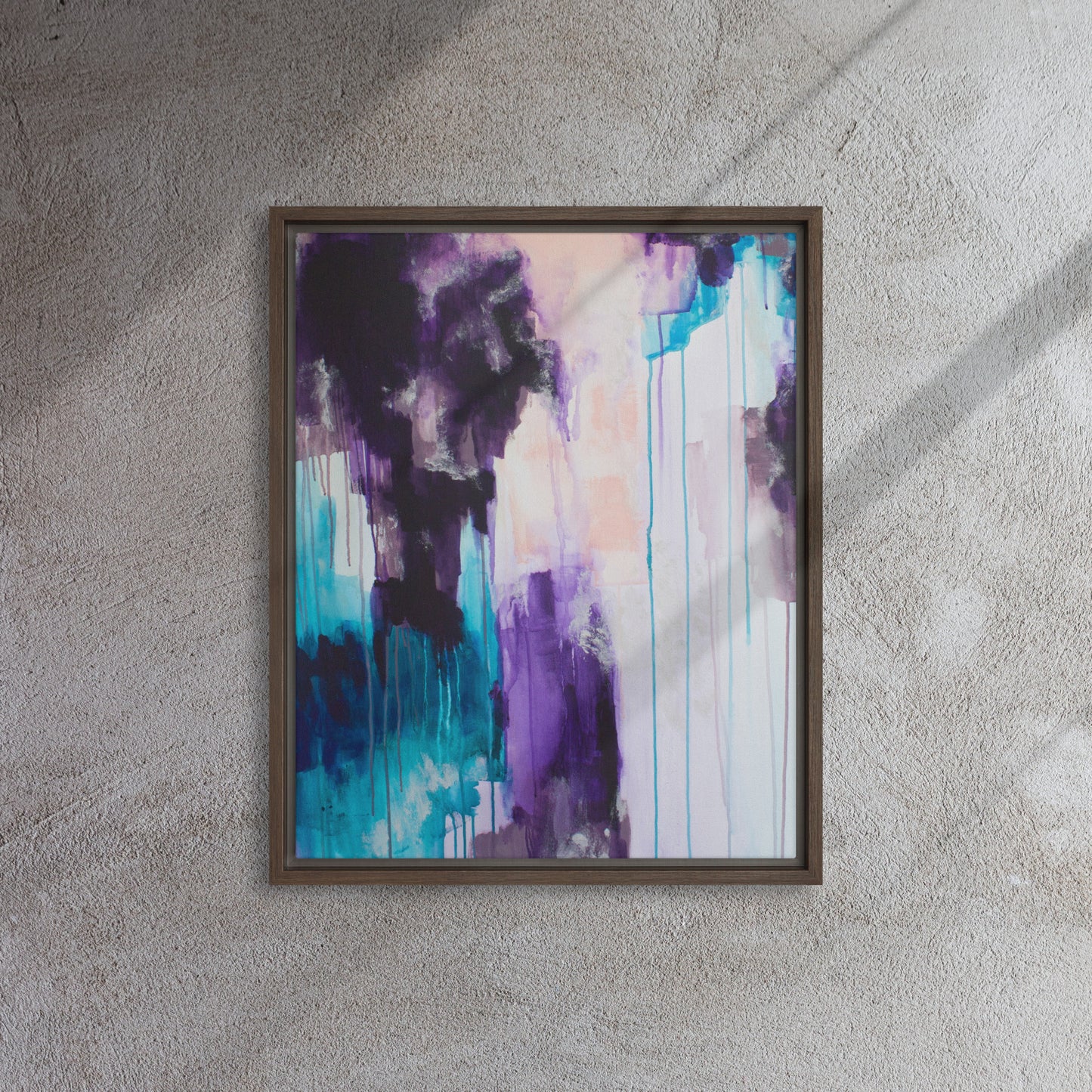 I am healing – Framed Canvas Print - Design with Ali, LLC