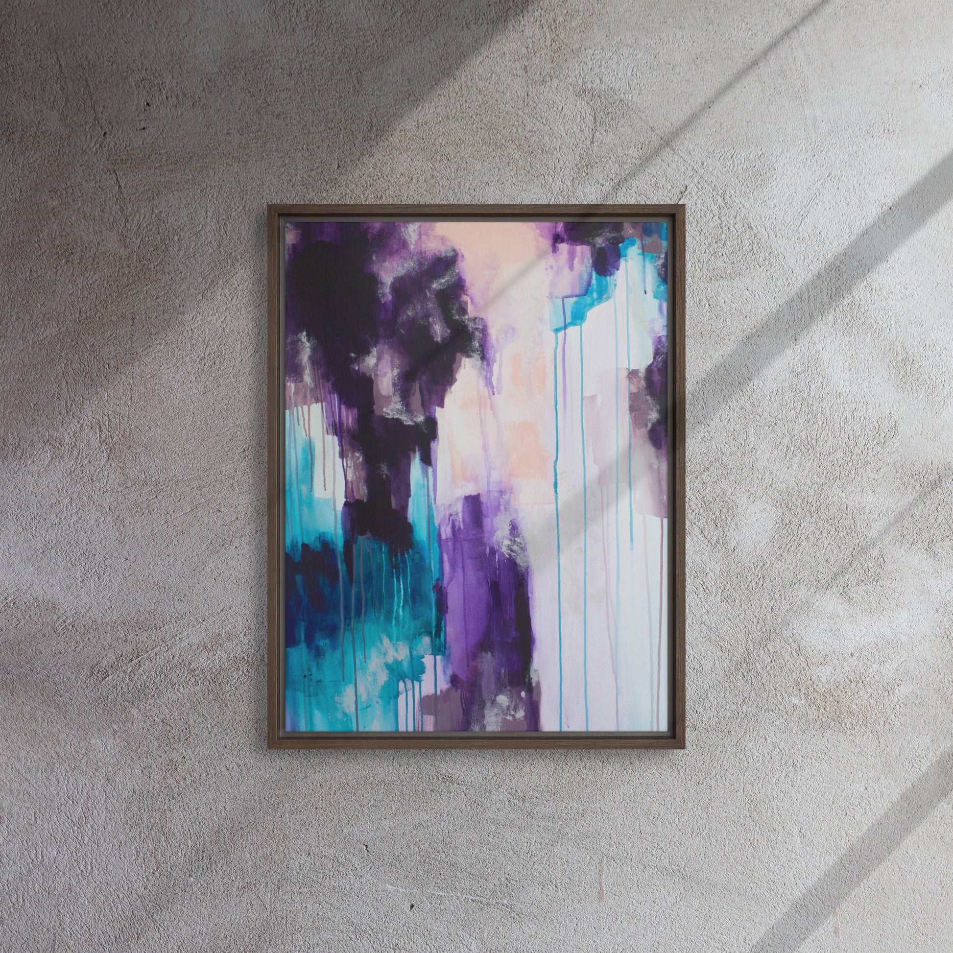 I am healing – Framed Canvas Print - Design with Ali, LLC