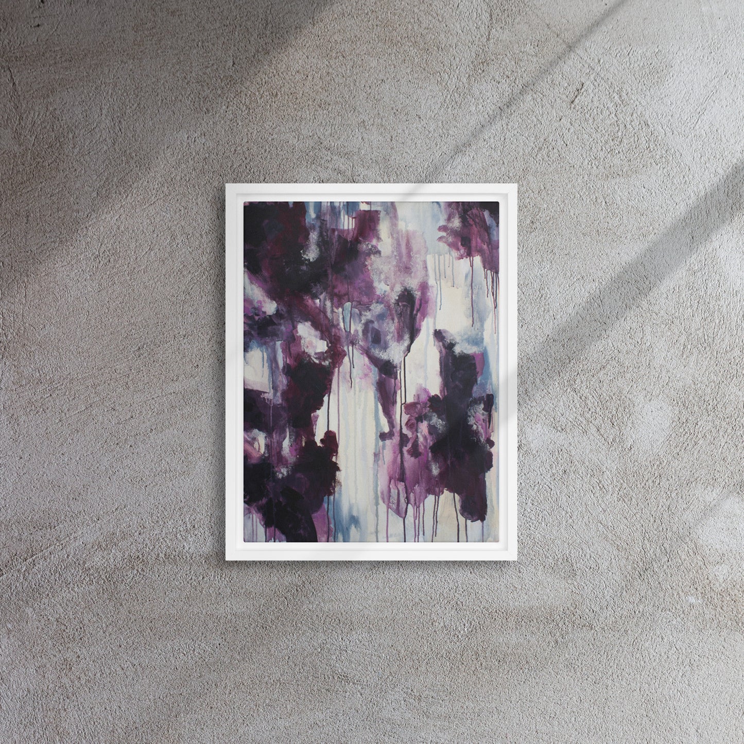 Listen to the subtle whispers of your heart – Framed Canvas Print - Design with Ali, LLC