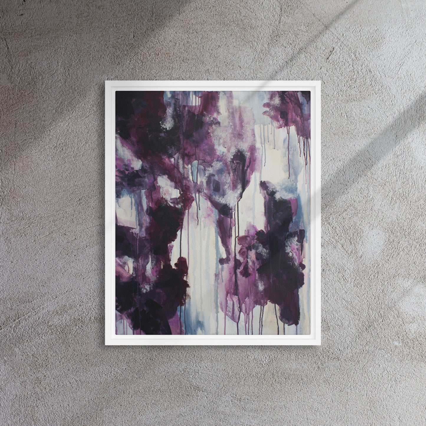 Listen to the subtle whispers of your heart – Framed Canvas Print - Design with Ali, LLC