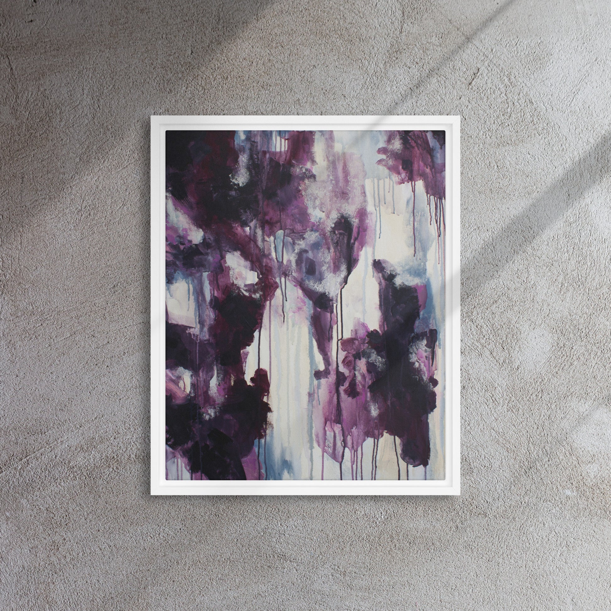 Listen to the subtle whispers of your heart – Framed Canvas Print - Design with Ali, LLC