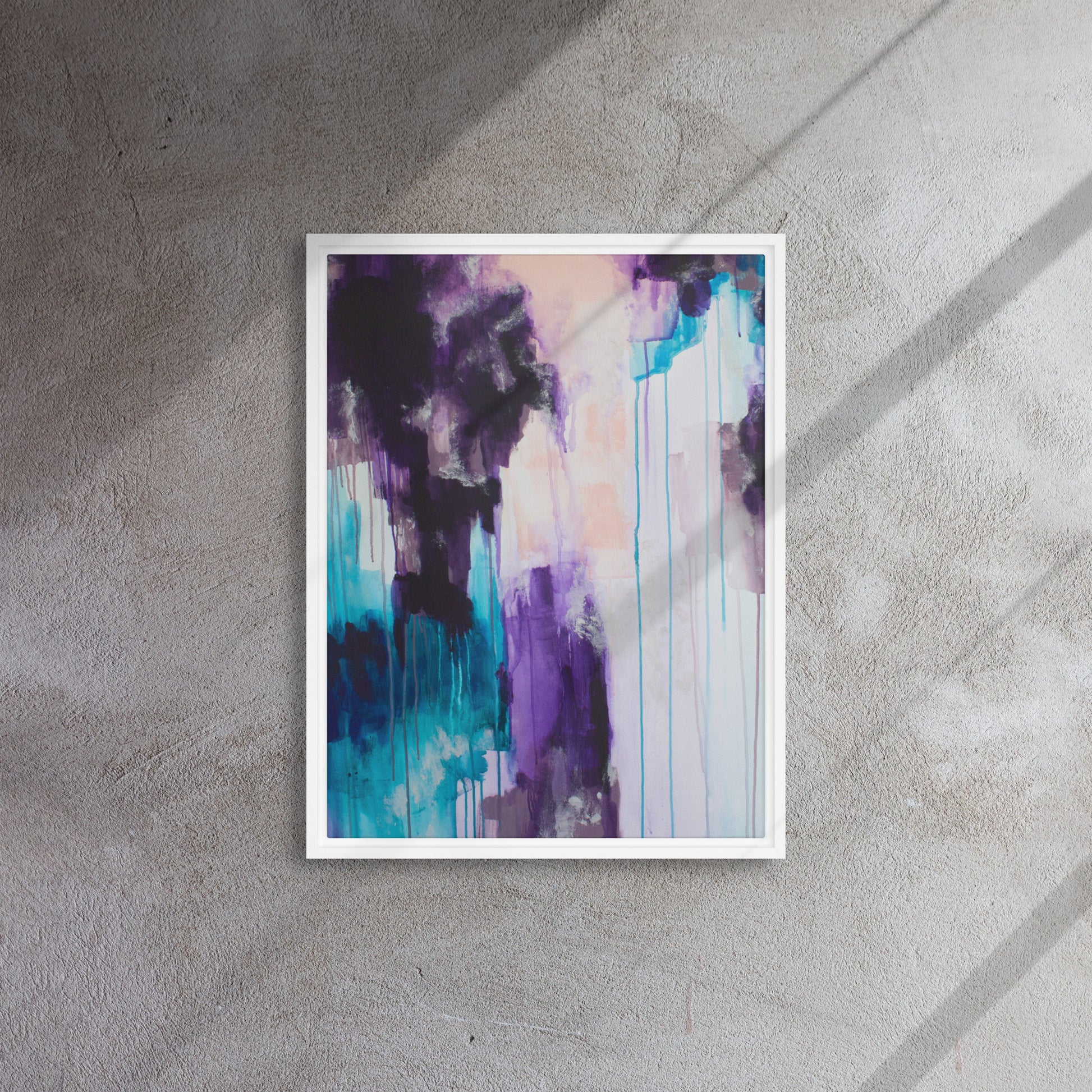 I am healing – Framed Canvas Print - Design with Ali, LLC