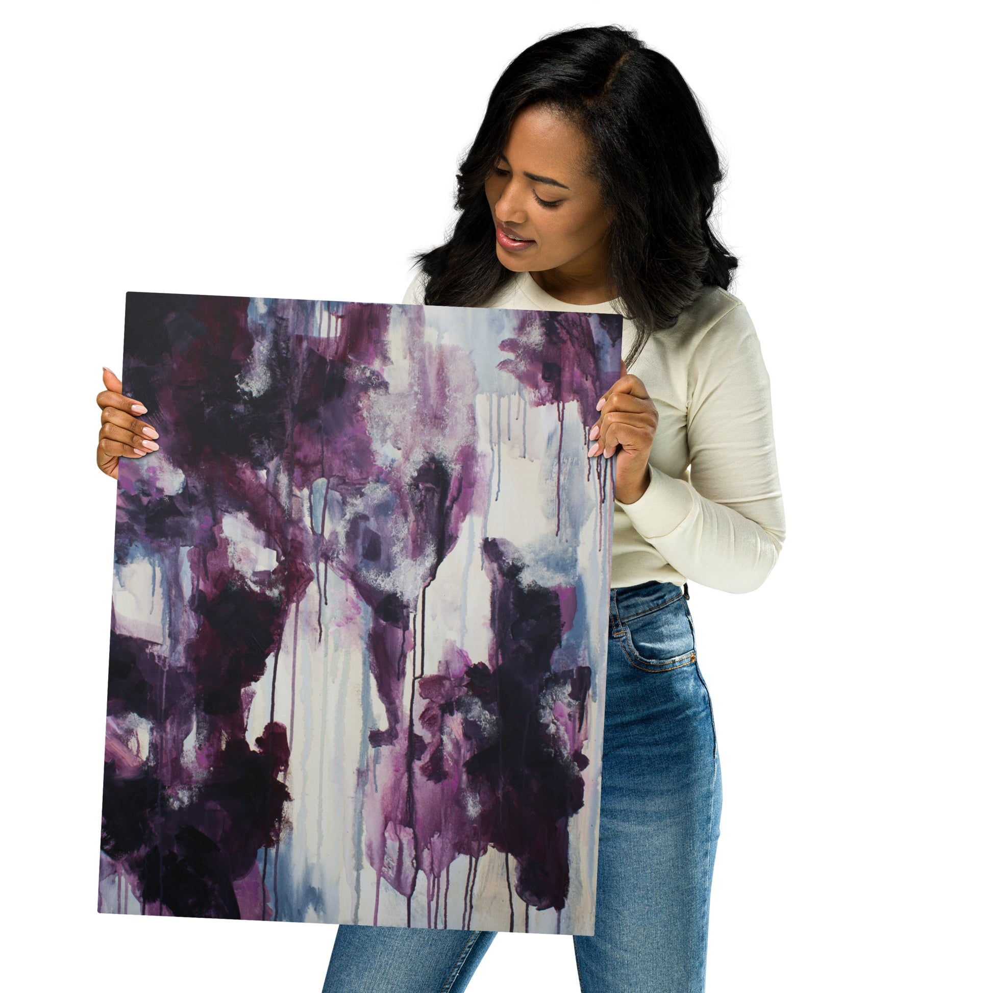 Listen to the subtle whispers of your heart – Metal Print - Design with Ali, LLC