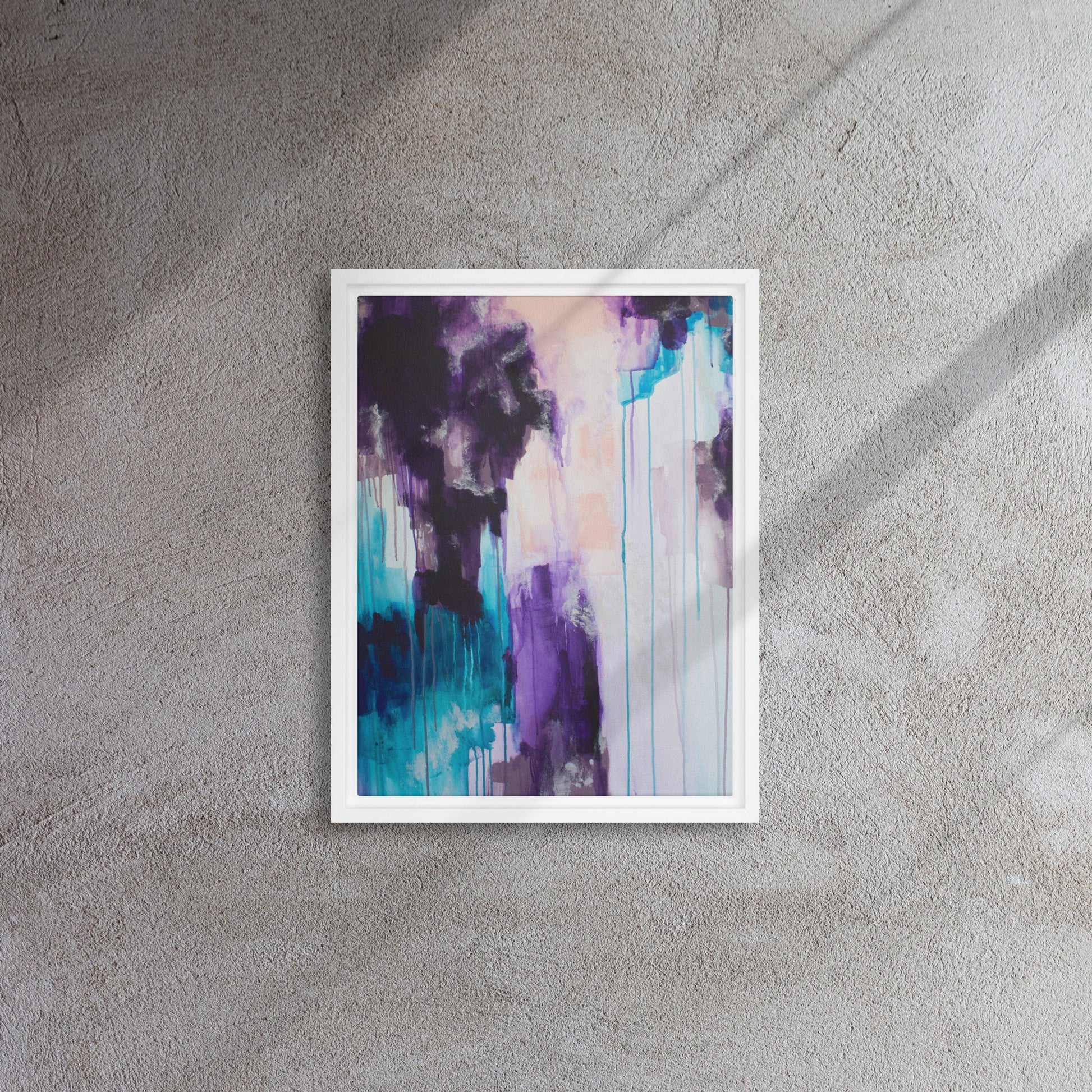 I am healing – Framed Canvas Print - Design with Ali, LLC