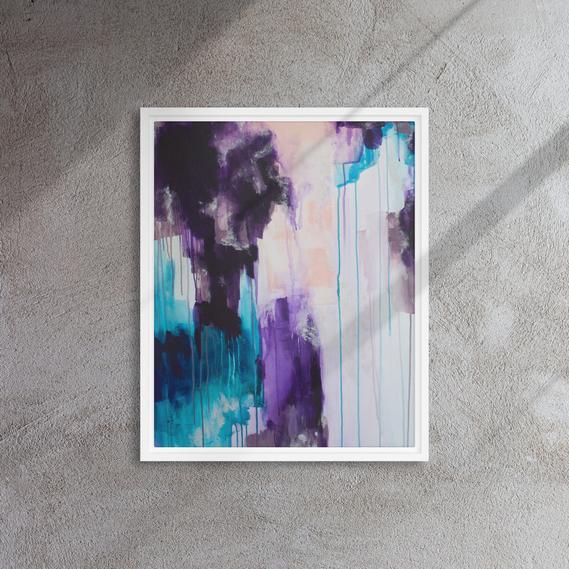 I am healing – Framed Canvas Print - Design with Ali, LLC